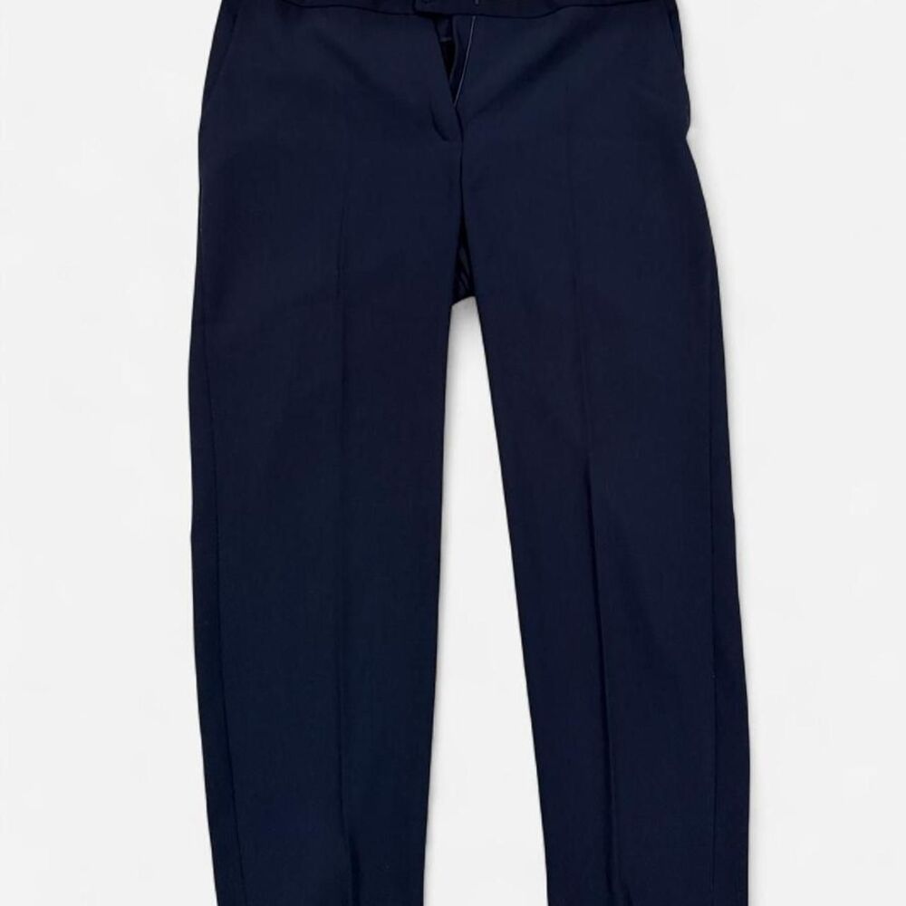 Escada Women's Navy and Blue Trousers